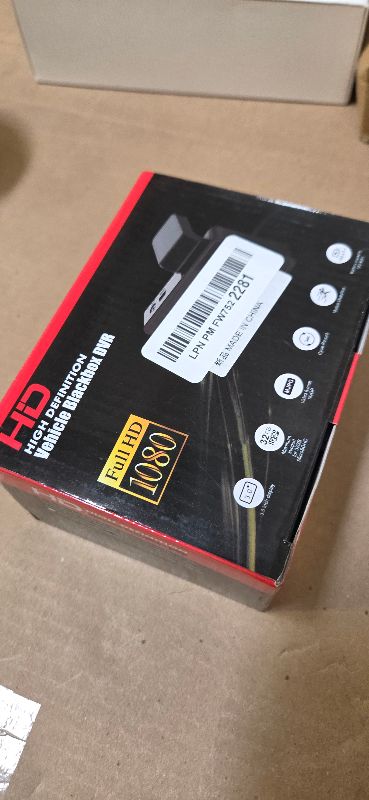 Photo 1 of 3-Inch 1080P HD Dash Cam for Cars, Wide-Angle Driving Recorder with Night Vision, Loop Recording