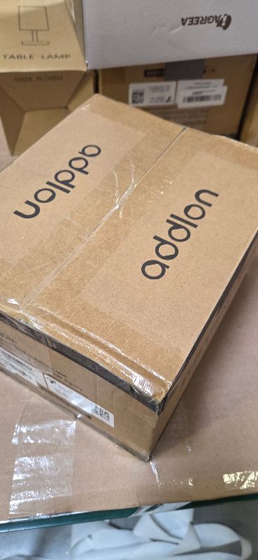 Photo 1 of addlon 100FT LED Outdoor String Lights with Remote Waterproof Patio Lights with Shatterproof ST38 Replaceable Bulbs, Dimmable Outside Hanging Light Connectable for Porch, Backyard, 2200K