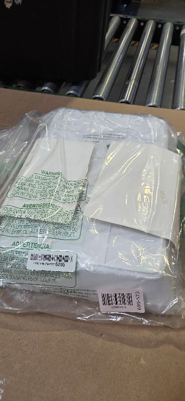 Photo 1 of 4-Pack Plastic 16" x 11" Large White Serving Trays Set - Reusable Serving Platters for Cookie, Appetizer, Charcuterie, Snack, Dessert, Party Food Display - Stackable Kitchen CounterTop Tray, BPA Free