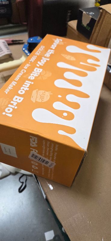 Photo 1 of BRIOBITE 1.1 Quart Ice Cream Maker – Electric Ice Cream Machine for Gelato, Milkshakes & Sorbet,Perfect for 2-3 Servings, Easy to Use & Clean,Silver