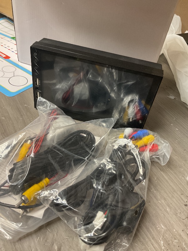 Photo 1 of [4+64G] Android 15 Car Stereo for Ford F150 F250 F350 Fusion Edge Explorer Taurus Freestar with Wireless Carplay&Android Auto,7 Inch Car Radio with Mirror Link,WiFi,GPS,Bluetooth,FM/RDS,SWC,32EQ,USB