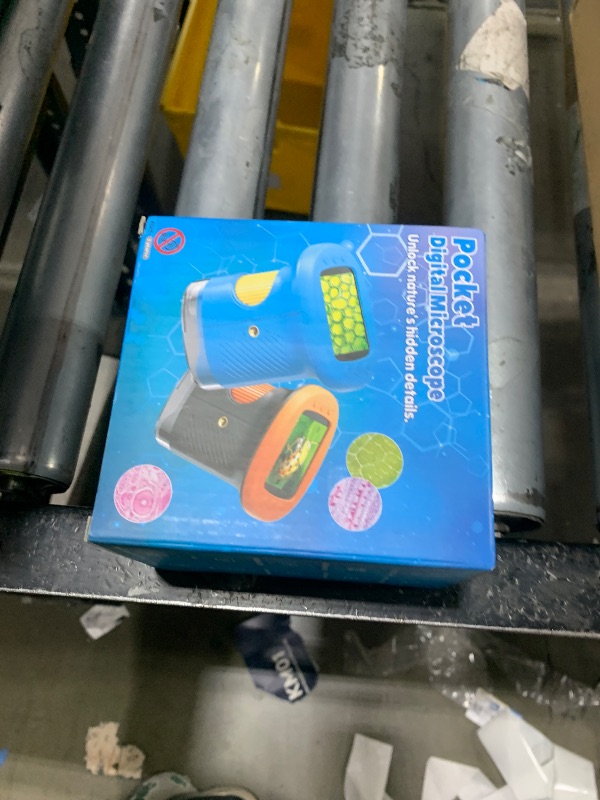 Photo 1 of 1000X Handheld Microscope for Kids, 4K 2.4" Screen Digital Kids Microscopes with 12 Slides, Portable Edu Toys Gifts for Age 3 4 5 6 7 8 9 10 11 12 Year Old Boys Girls Children Students(Blue)