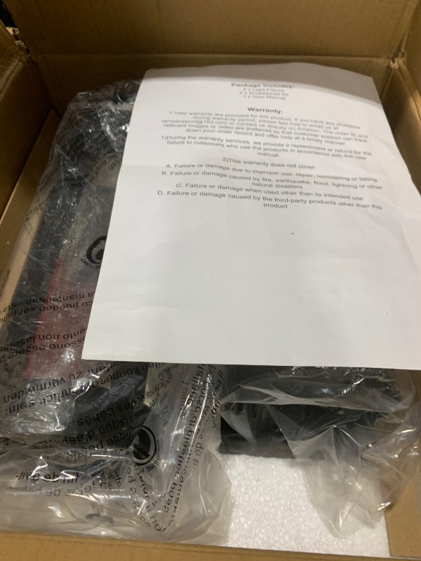 Photo 1 of LED Dusk to Dawn Outdoor Light Fixtures - 2 Packs Modern Porch Lighting with Attractive Glass, 13W 3000K LED Exterior Sconce Wall Mount with Photocell Sensor for House Front Garage Door, Waterproof