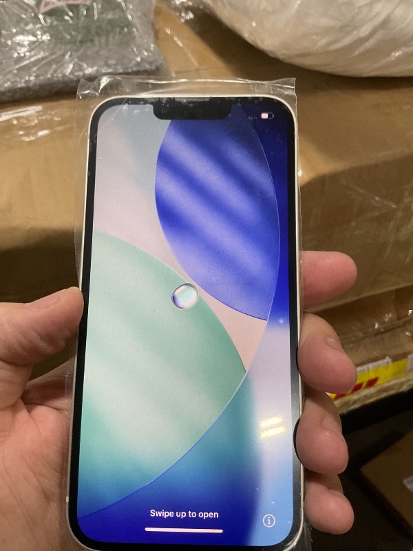 Photo 1 of Apple iPhone 13 (Renewed), 128GB, Starlight - Unlocked