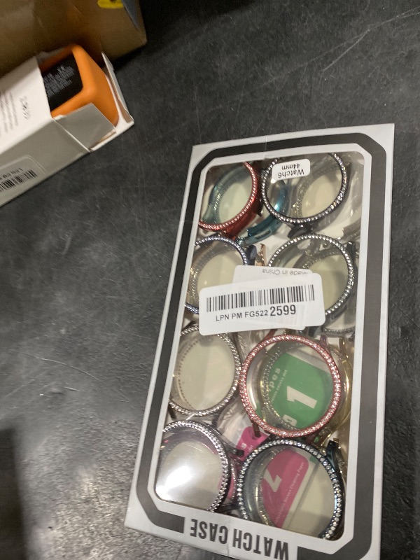 Photo 1 of [16 Pack] Bling Watch Screen Protector for Samsung Galaxy Watch6 44MM, Glitter Case TPU Soft Cover Full Protection with Crystal Rhinestone for Galaxy Smart Watch6 44mm (SM-R940)