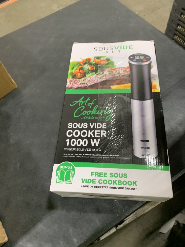 Photo 1 of SOUSVIDE ART Sous Vide Immersion Cooker Kit - Machine with Digital Timer, Temp Control, 30 Bags, Vacuum Pump, Suvee Cooker Gift for Chefs