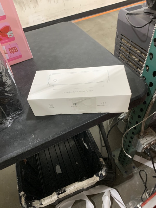 Photo 1 of PEDOOLO Portable Printer Wireless for Travel – Inkless Thermal Printer, Supports 8.5x11 Inch Thermal Paper, Bluetooth Compatible with iOS/Android/Laptop, Includes 2 Rolls + 10 Sheets Paper Kit