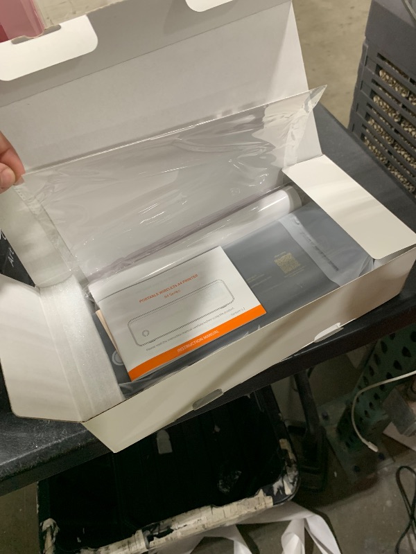 Photo 1 of PEDOOLO Portable Printer Wireless for Travel – Inkless Thermal Printer, Supports 8.5x11 Inch Thermal Paper, Bluetooth Compatible with iOS/Android/Laptop, Includes 2 Rolls + 10 Sheets Paper Kit