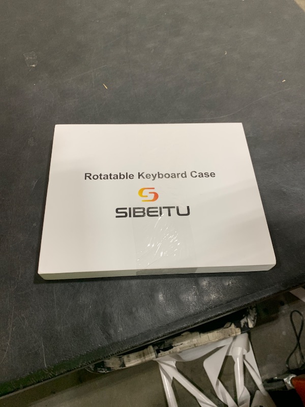 Photo 1 of SIBEITU Keyboard Case for iPad Pro 11 Inch (M5 2025 / M4 2024), 360 Rotatable iPad Pro 11 Clear Cover with Multi-Touch Trackpad, 7-Color Backlight & 3 Brightness, High-Tech Visible PCB Design, White