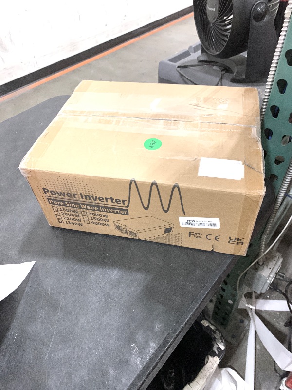 Photo 1 of OLTEANP New 48V 2500 Watts Pure Sine Wave Inverter, 48V DC to 110V AC Power Inverter with 4 AC Outlets, USB Port, Type-C Port for Truck, Vehicle, Power Outage, Remote Control with LCD Screen