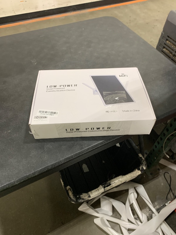 Photo 1 of Outdoor Solar WiFi Outdoor Extender Signal Booster, Extends Coverage Up to 500ft, with 15W Solar Panel and 25000mAh Battery, Designed for Outdoor Use