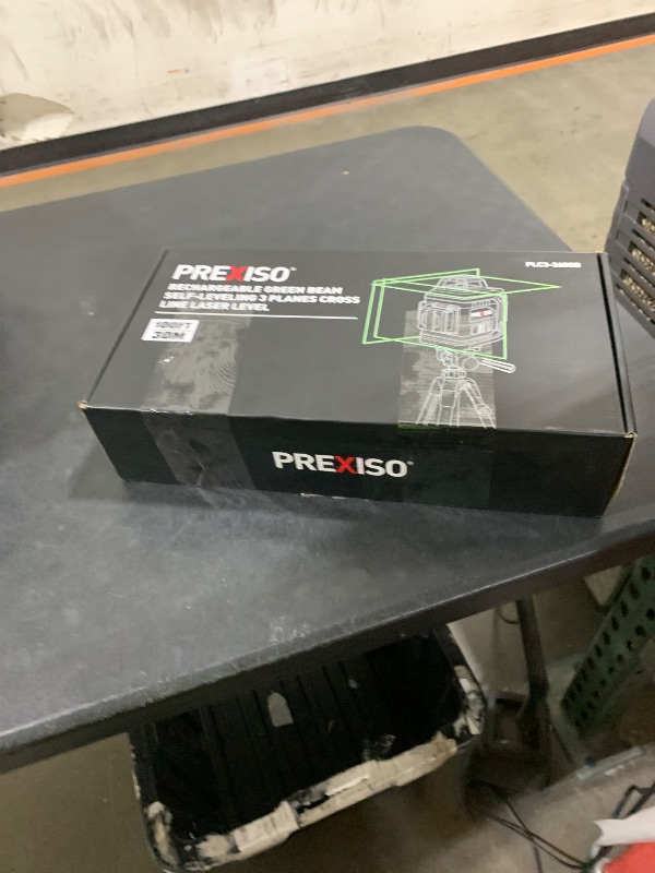 Photo 1 of PREXISO Rechargeable 360° Self Leveling Green Laser Level with Tripod, Magnetic Base, Glasses - For Construction, Tile, Home Renovation