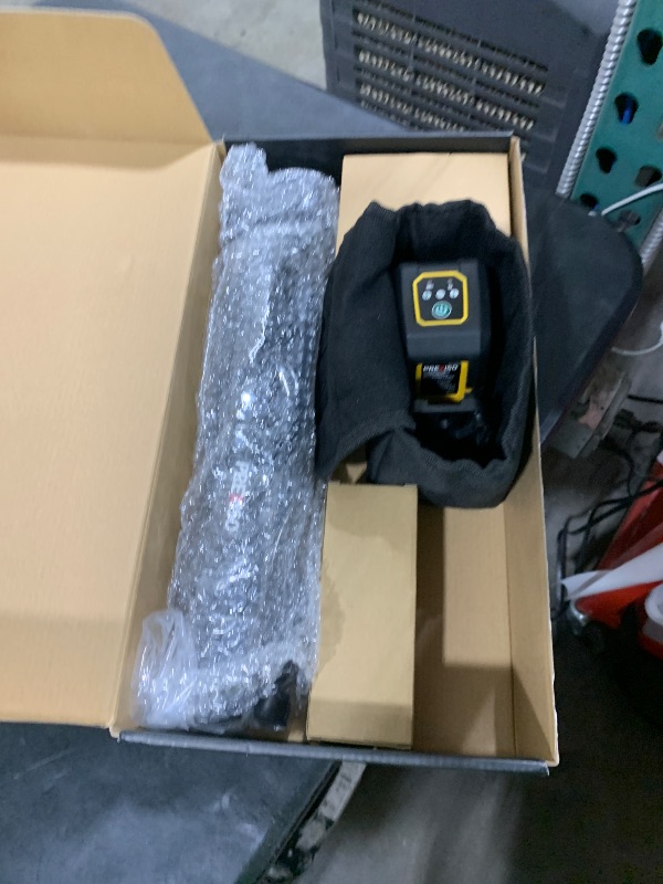 Photo 1 of PREXISO Rechargeable 360° Self Leveling Green Laser Level with Tripod, Magnetic Base, Glasses - For Construction, Tile, Home Renovation