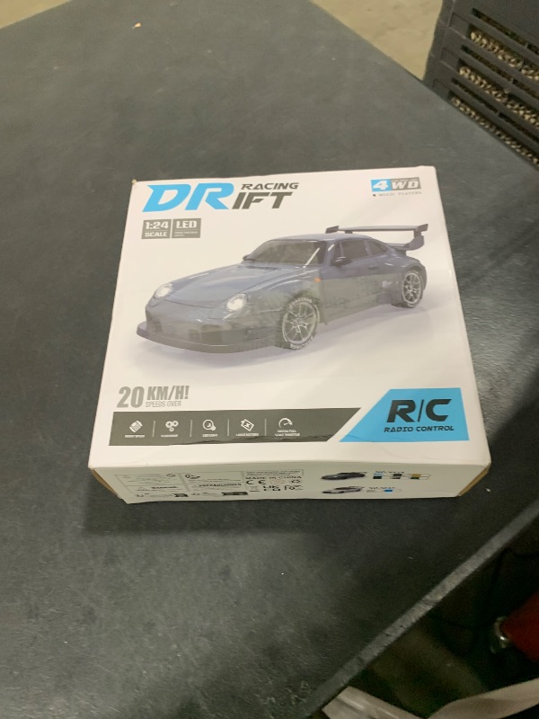 Photo 1 of RC Drift car, 1/43 Mini Rc Drift car with Gyroscope, 2.4GHz Full Proportional Remote control Cars, 4WD High Speed Racing with Lights, Racing Tires, Model Cars Gift for Adults, Kids, Boys, Girls