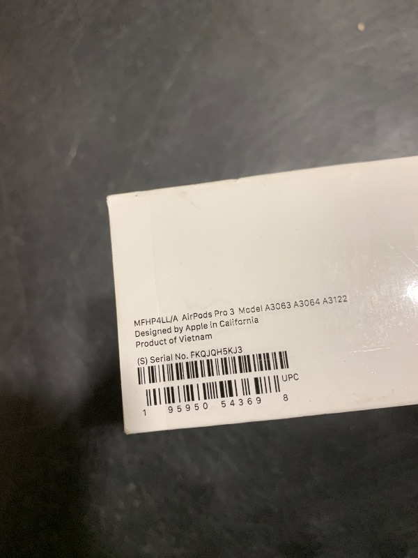 Photo 1 of Apple AirPods Pro 3 Wireless Earbuds, Active Noise Cancellation, Live Translation, Heart Rate Sensing, Hearing Aid Feature, Bluetooth Headphones, Spatial Audio, High-Fidelity Sound, USB-C Charging