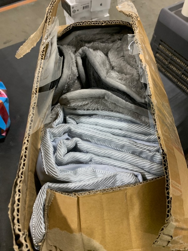 Photo 1 of Mora Pets Dog Heating Pad Heated Cat Bed 9 Adjustable Temperature Pet Warming Mat with Timer Auto Power Off Waterproof Heated Pet Blanket 47 Inch for Large Dogs and Muti Pets