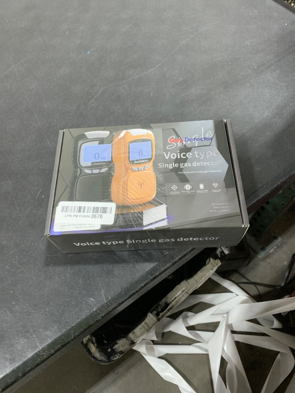 Photo 1 of H2S Monitor Clip Single Gas H2S Detector Portable Hydrogen Sulfide Detector Gas Leak Detectors with Buzzer and Red Indicator Alarm Clip on 0~100ppm H2S Gas Detector