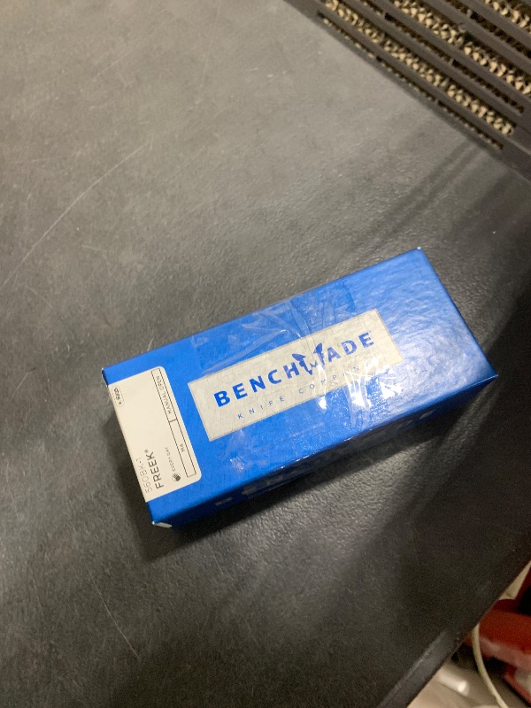 Photo 1 of Benchmade - Freek Outdoor EDC Knife, Drop-Point Blade with Gray/Black G10 Handle (560BK-1)