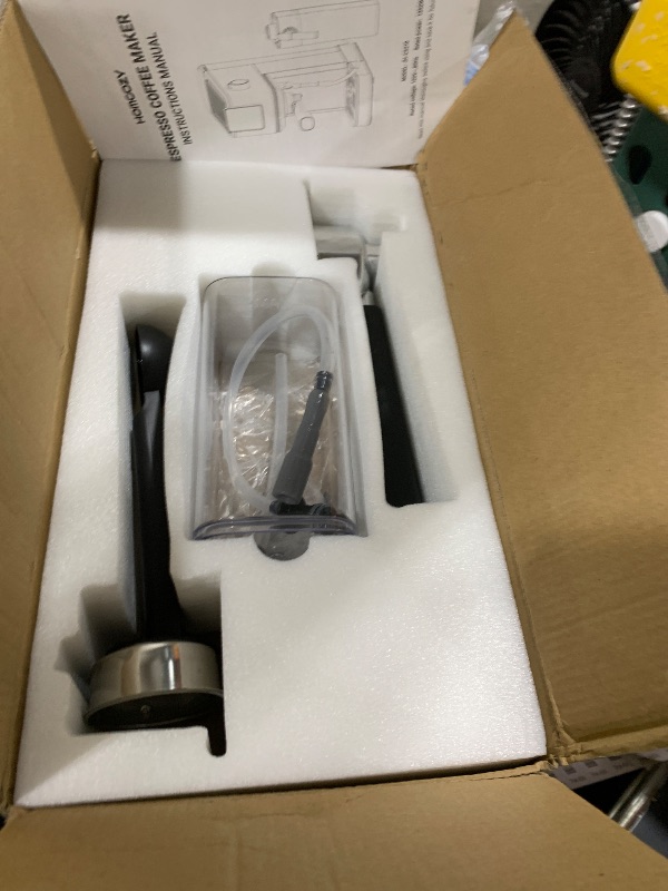 Photo 1 of 20 Bar Espresso Machine, Hot & Cold Brew Coffee Maker with Milk Frother, Touch Screen, Compact Water Tank, Expresso Coffee Machines for Lattes, Cappuccinos, Americano, Home & Office, Stainless Steel