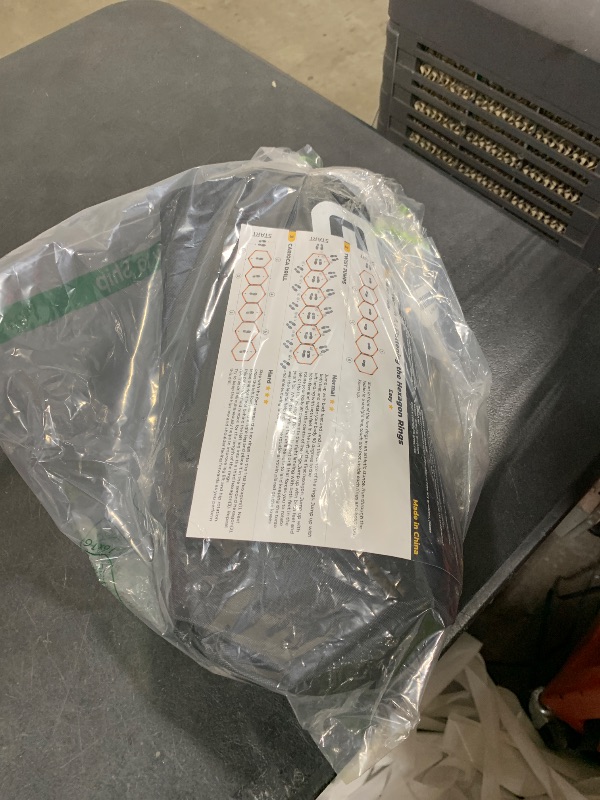 Photo 1 of GHB Hex Agility Rings Speed Rings with Carrying Bag 6 Set Portable Hexagon Rings, Agility Ladder for Agility Footwork Training (Green)