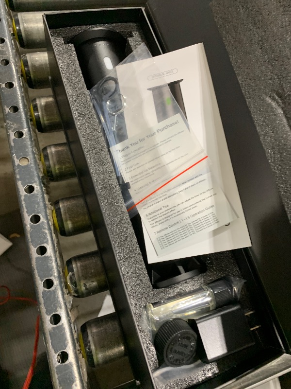 Photo 1 of Monhallnow Waterless Scent Diffuser Starter Kit – 1000 Sq Ft Coverage, Suitable for Home & Hotel Series Diffuser, Includes 5 Scent Oils, Remote Control, Large Room Essential Oil Diffuser, Ultra Black