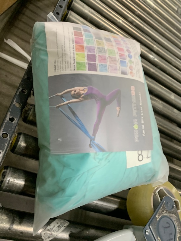 Photo 1 of PRIOR FITNESS 9 Yards Aerial Silks Starter Kit Solid Color Hammock Set with Hardware & Guide for All Levels of Aerial Yoga Practice and Acrobatic Flying For Adults…
