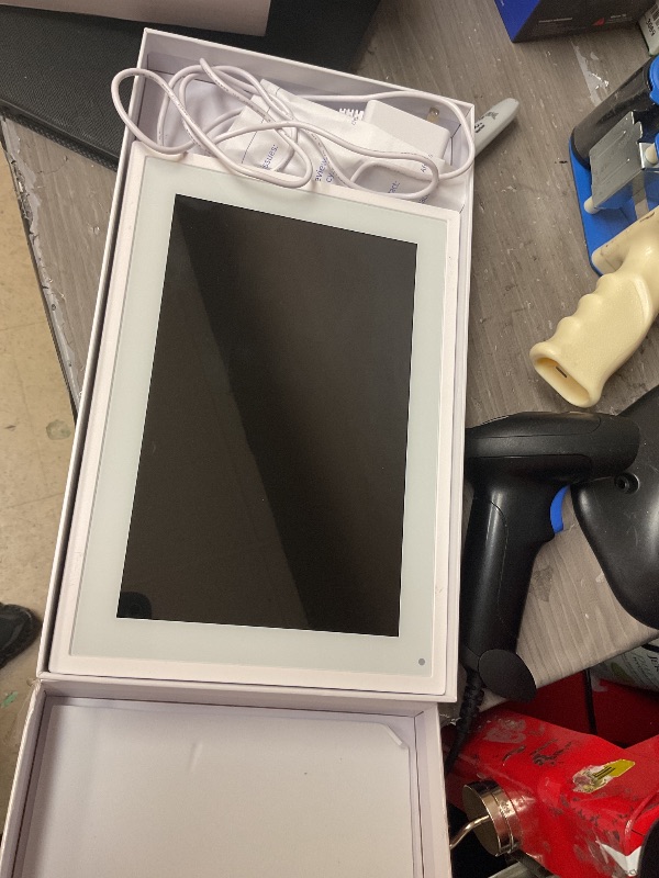 Photo 1 of Digital Calendar Chore Chart –Touchscreen Interactive Digital Planner Display- Wifi Smart Planner w/LCD Display, Task Scheduling & Reward Tracker- Smart Display for Family Schedules