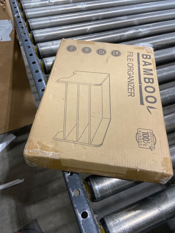 Photo 1 of Desk File Organizer 4-Tier Desktop Paper Mail Organizer Document Holder for Home Office Supplies, Office Desk Accessories & Workspace (White)