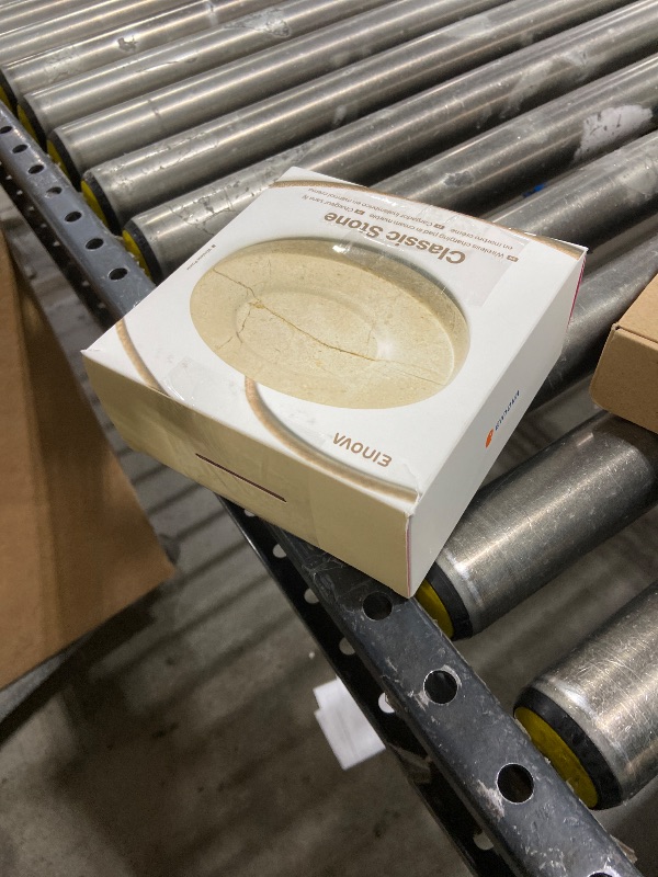 Photo 1 of Einova Classic Stone – Marble Wireless Charging Pad Designed in Italy, Integrated 6 ft USB-C Cable, Smartphones, Wireless Earbuds, Smartwatches – Cream Marble