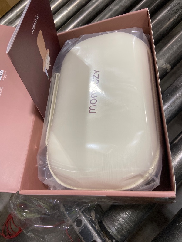 Photo 1 of Momcozy M5 Smart APP Controlled Wearable Breast Pump, Hands-Free Wireless Electric Pump, 3 Modes 9 Suction Levels, BPA-Free, Portable Lightweight, 24mm Flange, 2-Pack Cozy Red