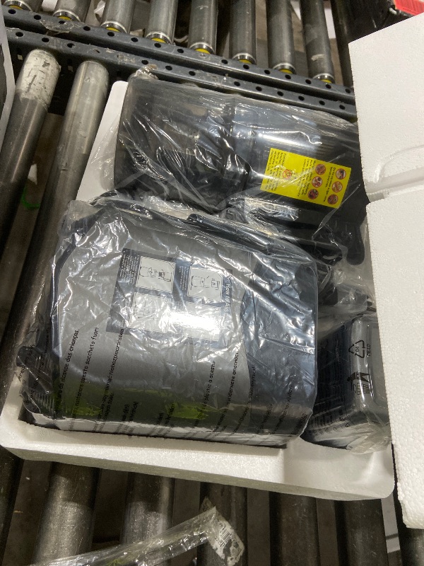 Photo 1 of EanOruus Cold Press Juicer, 5.8" Wide Feed Chute Juice Extractor Machine with 400W, High Juice Yield, Slow Masticating Juicer for Whole Vegetables & Fruits, Dark Grey