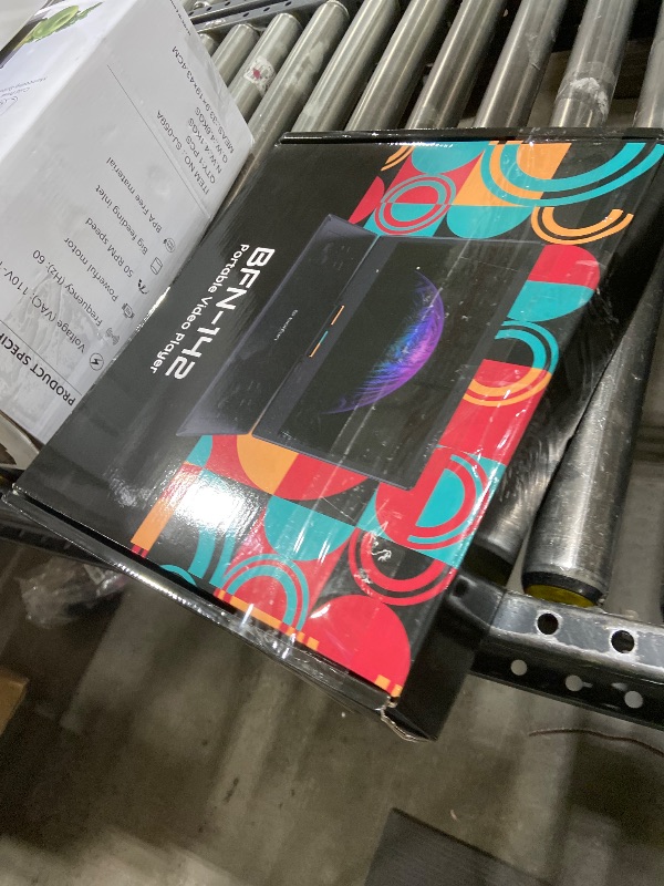 Photo 1 of 15.7" Portable DVD Player with 14.1" Large HD Screen, 6 Hrs Rechargeable Battery, FM Out, Sync TV, USB, SD Card and Multiple Disc Formats, Dual Speaker, Black