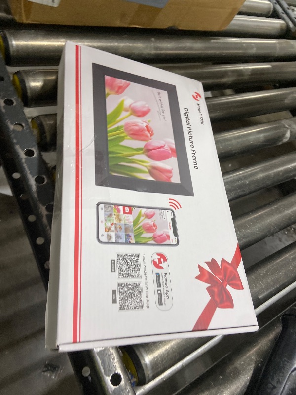 Photo 1 of BIGASUO Digital Picture Frame, 10.1" Frameo Digital Frame WiFi with 32GB Memory, 1280x800 IPS Touch Screen, Send Photos/Videos from Your Phone Anywhere, Photo Gifts for Parents and Grandparents