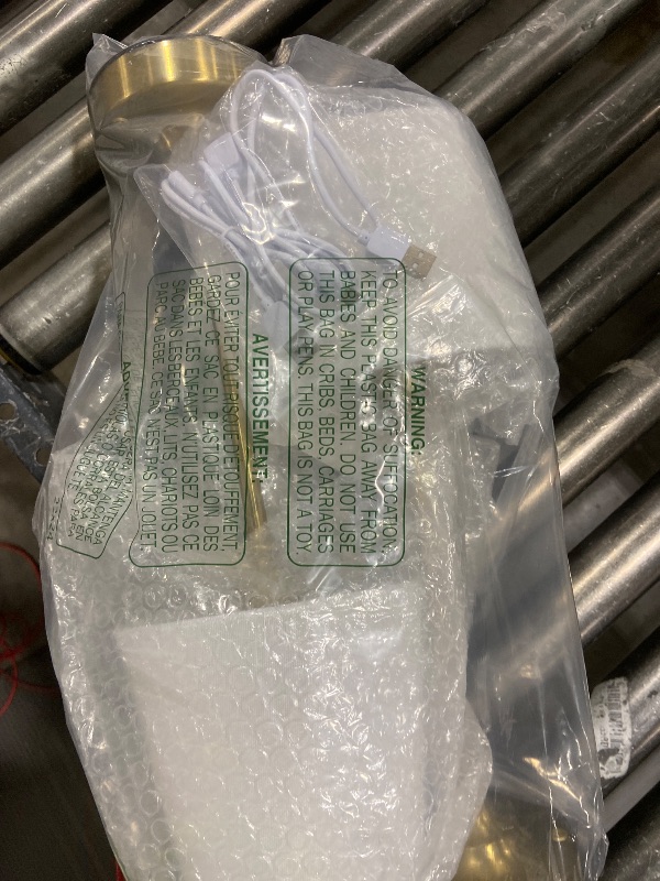 Photo 1 of Kakanuo Cordless Table Lamps Rechargeable Set - 2 Pack Gold 4000mAH Battery Operated Lamps for Decor, 3000K Stepless Dimming Touch Wireless Lamp for Bedroom, Dining Table, Living Room, White Shade