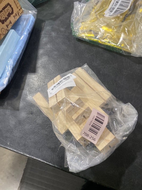 Photo 1 of 10 PCS Wood Place Card Holders,Wood Sign Holders,Table Number Holder Stands,Picture Holder,Name Card Holder for Wedding,Retail Shop,Parties, Anniversaries,Business Card Holders for Decoration,Events