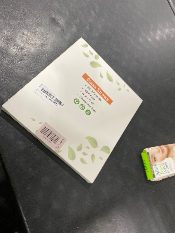 Photo 1 of [10 Pcs] Reusable Glass Straws Shatter Resistant - 9" x 10 mm Multicolor Drinking Reusable Straws With 2 Cleaning Brushes for Coffee,Milkshakes,Juice Drinks