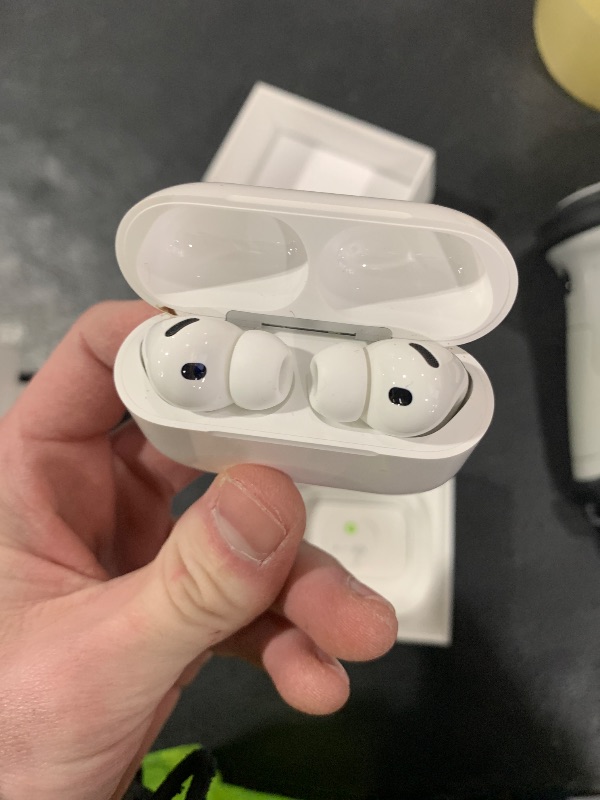 Photo 1 of Apple AirPods Pro 3 Wireless Earbuds, Active Noise Cancellation, Live Translation, Heart Rate Sensing,Hearing Aid Feature,Bluetooth Headphones,Spatial Audio, High-Fidelity Sound, USB-C Charging, White