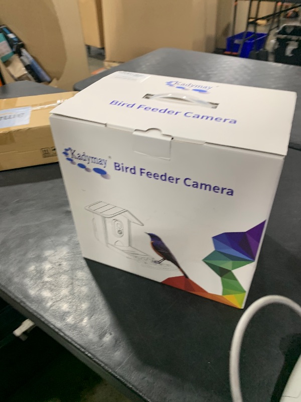 Photo 1 of 64GB Smart Bird Feeder with Camera Solar Powered, 2K 3MP HD Live Video &Playback on Phone, AI Identify +10,000 Bird Species, 2.4G WiFi Bird Feeder Camera Wireless Outdoor House-Bird Watching (Blue)