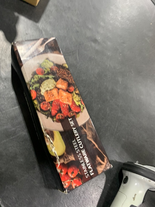 Photo 1 of PHILIPALA 60 Piece Gold Silverware Set, Stainless Steel Flatware Set for 12 Food Grade Cutlery Utensil Set Include Knife Fork Spoon Mirror Polished Dishwasher Safe