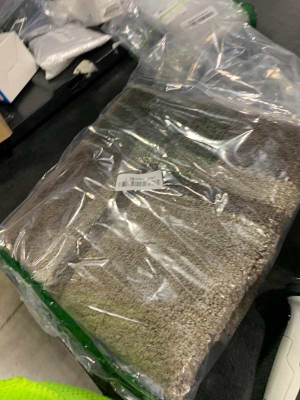 Photo 1 of anllugs Kitchen Rugs 24" x 36", Non-Slip Machine Washable Kitchen Runner Rugs Floor Mats, Absorbent Comfort Standing Mats for Kitchen, Sink, Laundry and Hallway, Beige & Grayish Brown