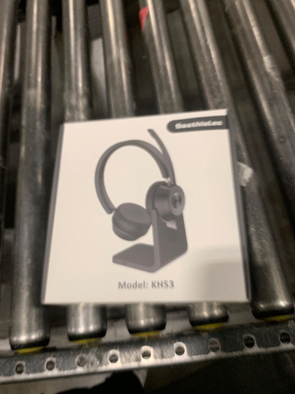 Photo 1 of (Upgraded Version) Wireless Headset, Bluetooth Headset with Noise Cancelling Microphone, Best Headphones with Mic Mute & USB Dongle for PC/Computer/Laptop/Cell Phones/Remote Work/Call Center