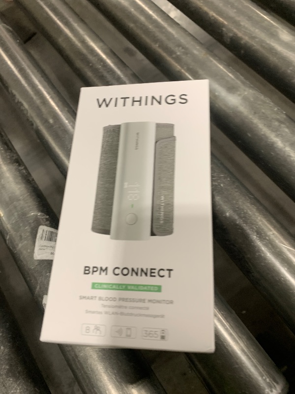 Photo 1 of Withings BPM Connect - Digital Blood Pressure Cuff & Heart Rate Monitor - Blood Pressure Machine Arm Cuff, FDA Cleared, FSA/HSA Eligible, IOS & Android