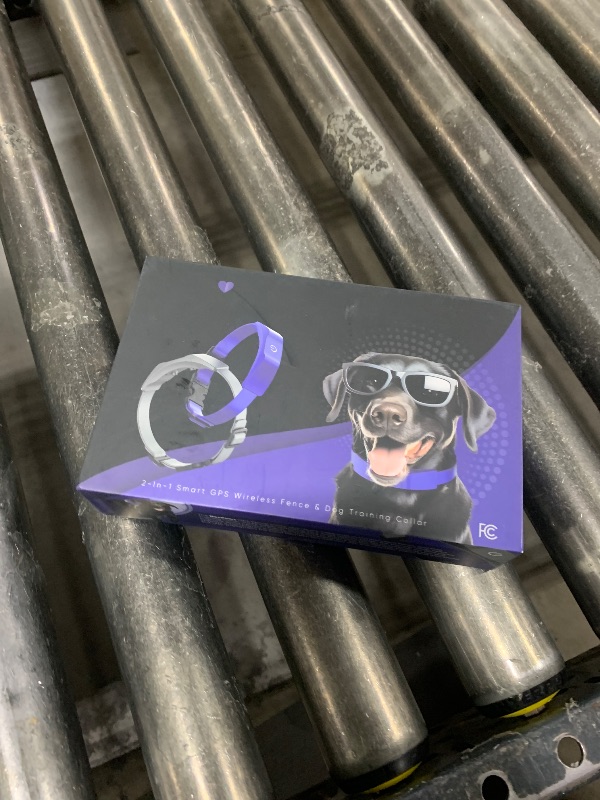 Photo 1 of Aweec GPS Electric Dog Fence with Free App, Wireless Fence System with Training Collar, Portable for Outdoor Use, Rechargeable Waterproof Flexiable Collar, Adjustable of Dogs (Grey)