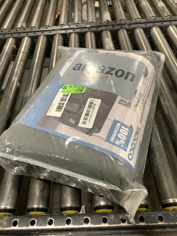 Photo 1 of TAOCOCO 100% Waterproof Recliner Cover, Non-Slip Washable Reclining Couch Cover with Elastic Leg Straps, Furniture Protector for Dogs (Dark Gray, 3 Seater)