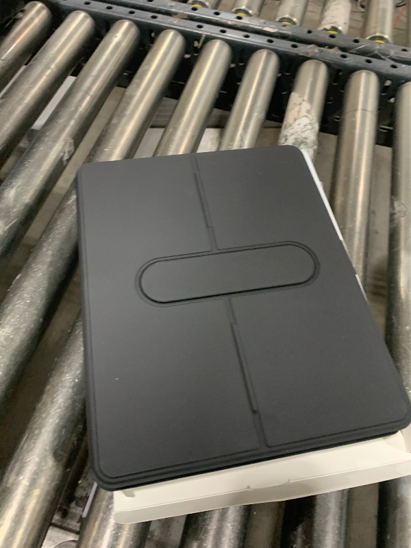 Photo 1 of BLOSOMEET Clear Keyboard Case for iPad Air 13 Inch (M3/M2, 2025/2024) & iPad Pro 12.9 inch (3/4/5/6th Gen), Native Gesture Trackpad & Stand, Liftable Detachable Magnetic Cover w/Pen Holder, Black