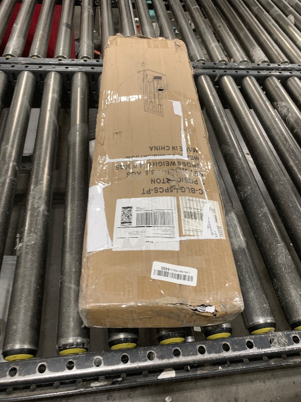 Photo 1 of FEED GARDEN Fireplace Tools Set 5 Pieces, 30 Inch Modern Wrought Iron Outdoor Fireplace Accessories Set Long Holder Indoor with Poker, Tongs, Shovel, Brush, Base Black