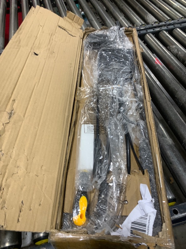 Photo 1 of FEED GARDEN Fireplace Tools Set 5 Pieces, 30 Inch Modern Wrought Iron Outdoor Fireplace Accessories Set Long Holder Indoor with Poker, Tongs, Shovel, Brush, Base Black