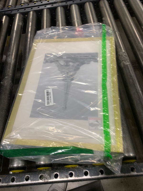 Photo 1 of upsimples 12x16 Picture Frame, Display Pictures 8.5x11 with Mat or 12x16 Without Mat, Wall Hanging Photo Frame, Gold, 1 Pack