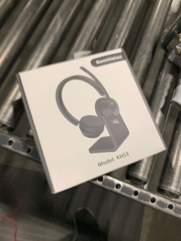 Photo 1 of (Upgraded Version) Wireless Headset, Bluetooth Headset with Noise Cancelling Microphone, Best Headphones with Mic Mute & USB Dongle for PC/Computer/Laptop/Cell Phones/Remote Work/Call Center
