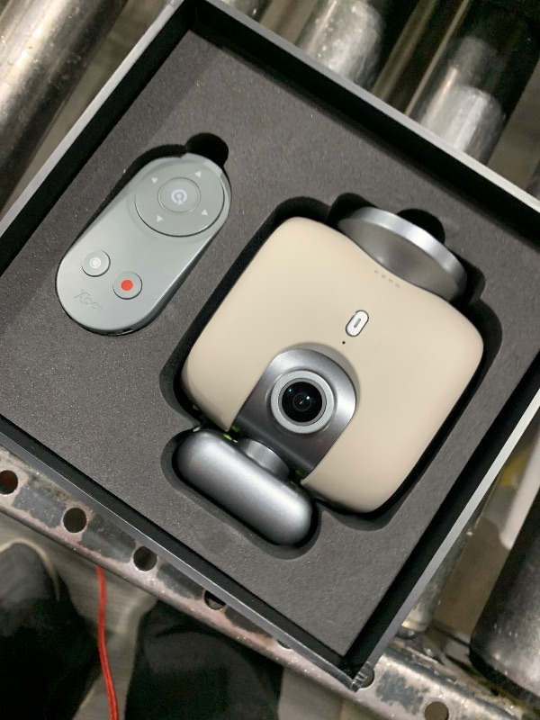 Photo 1 of XbotGo Chameleon AI Auto Sports Action Camera - 4K 60FPS Soccer Camera and Basketball Tracking Camera for Team Sports, Live Streaming, No Subscription, Works with iOS & Android (Pearl Grey)